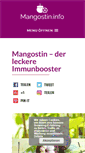 Mobile Screenshot of mangostin.info