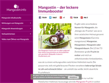 Tablet Screenshot of mangostin.info